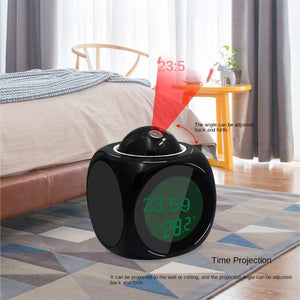 LCD Projection Alarm Clock
