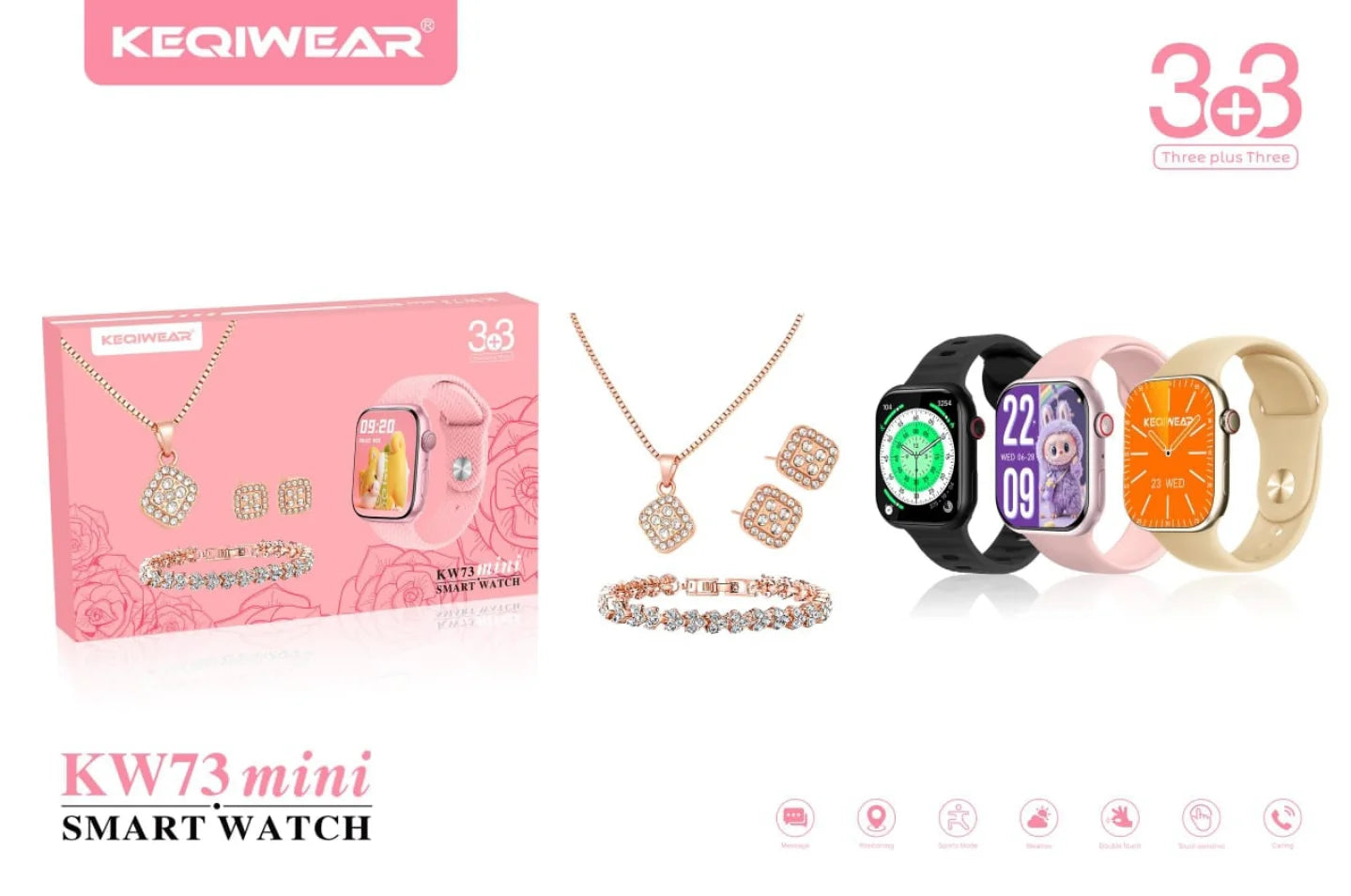 Keqiwear - KW73 Mini Smartwatch