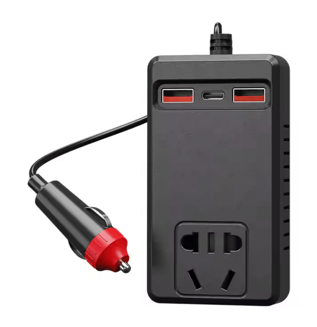 Intelligent Car Power Inverter with USB Ports