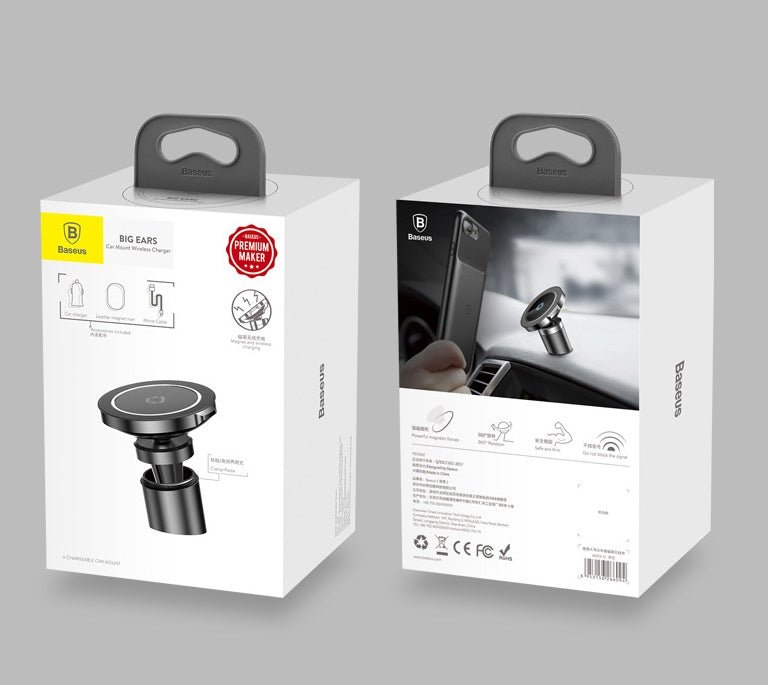 Car Magnetic Wireless Charger For Android Universal Air Outlet Clip