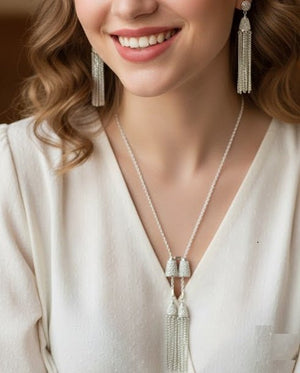 Cascade Tassel Necklace Set