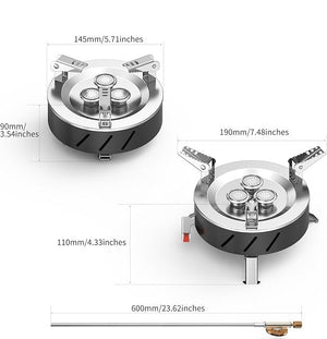 Compact Gas Stove for Outdoor Ⓢ