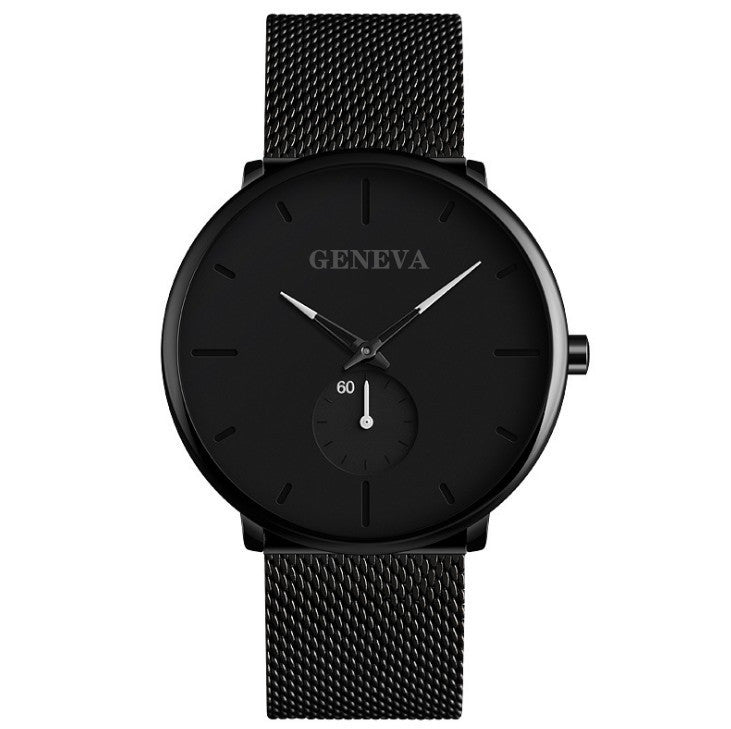 Fashion Casual Geneva Men Watch Quartz Stainless Steel Brand Wristwatch Analog Watches Wrist