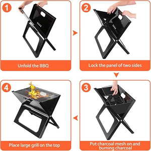Foldable Charcoal Grill Ⓢ