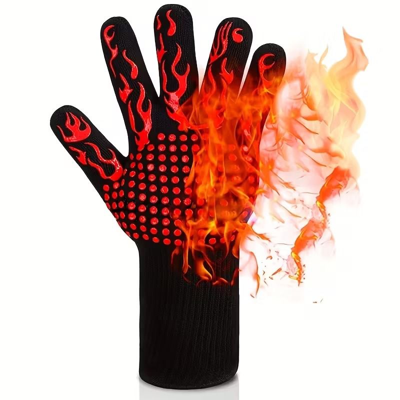 Heat Resistant BBQ Oven Gloves