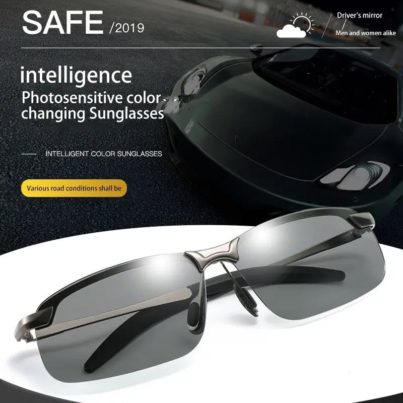 Intelligent Photochromic Polarized Sunglasses