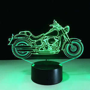 Motorcycle 3D Night Light