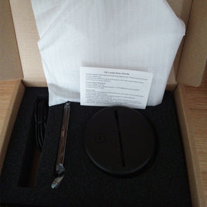 New Style Motorcycle 3D Lamp Seven Color Visual Stereoscopic Lamp LED Gradual Change Touch Remote Control Visual Lamp 3D Desk Lamp