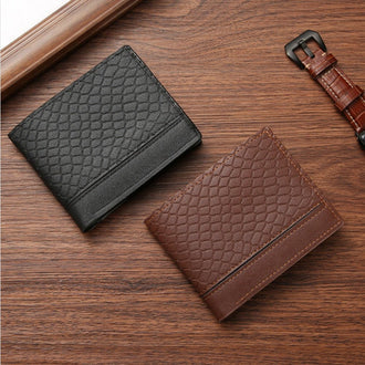 Carbon Fiber Wallet Men's Card Holder One-Piece Zipper