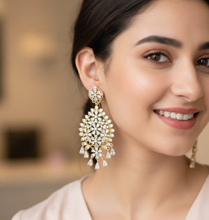 Royal Tear Crystal Danglers