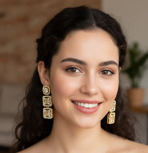 Elegant Dew Drop Chandelier Earrings