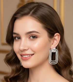 Daisy Luxe Halo Earrings