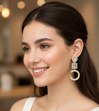 Daisy Luxe Halo Earrings