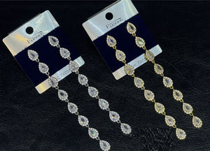 Aurora Drop Zircon Earrings